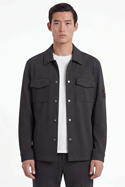 Giotelli سترة بومبر للرجال من مزيج الفيسكون مع طقم من مزيج الفيسكون