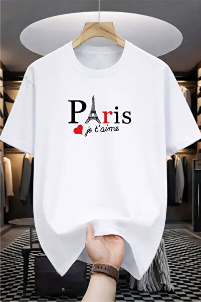 Pink Sky تي شيرت فاخر كبير الحجم 100% قطن للجنسين، مقاس مريح، موضة الموسم الجديد