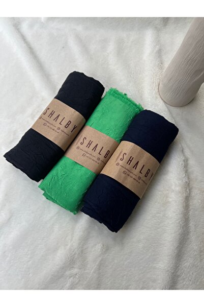 shalby Tesettür Bamboo Crash Shawl (Set of 3)