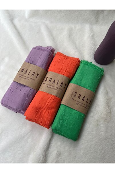 shalby Tesettür Bamboo Crash Shawl (Set of 3)