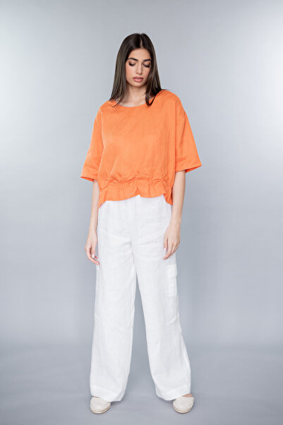 Concept Nature Desert Bloom Orange Blouse