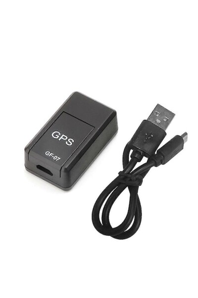 OEM Dispozitiv de urmărire GPS GF-07, mini, negru, set complet