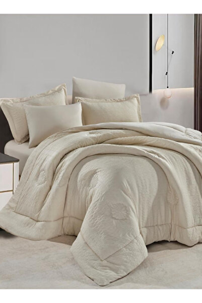 INREST طقم لحاف فردي رويال فلورا 170 × 230 سم - طقم سرير فاخر من 4 قطع 100% م...