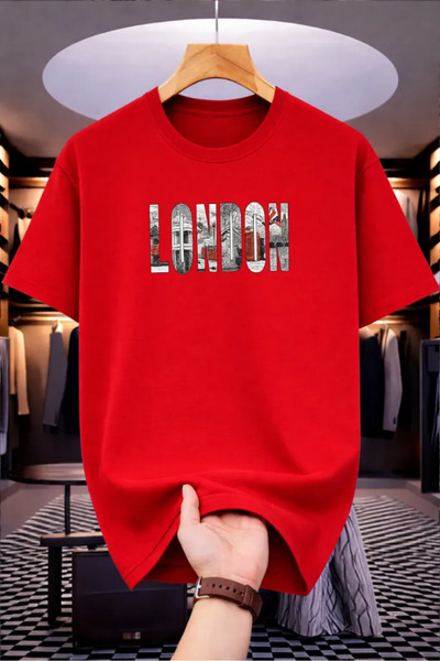 Pink Sky Premium Oversize T-Shirt 100% Βαμβάκι Unisex Άνετη Εφαρμογή Τάση Νέα...