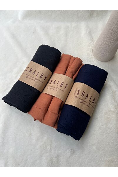 shalby Tesettür Bamboo Crash Shawl (Set of 3)