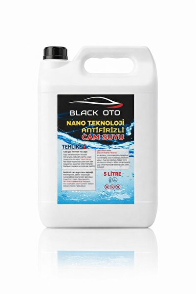 Black Oto Bakım Black Nano Teknoloji Oto Cam Suyu 5lt