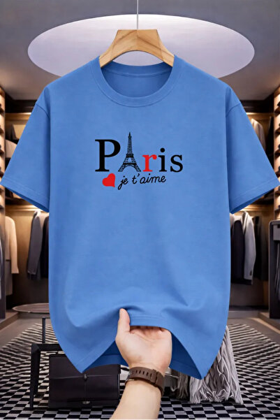 Pink Sky Premium Oversize T-Shirt 100% Βαμβάκι Unisex Άνετη Εφαρμογή Τάση Νέα...