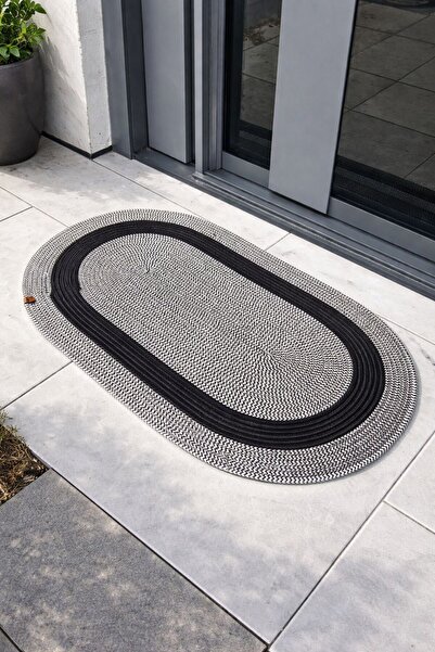 naylişhome Wicker, Jute, Patterned Door Front, Mat, Bath Mat, Balcony Mat / G...