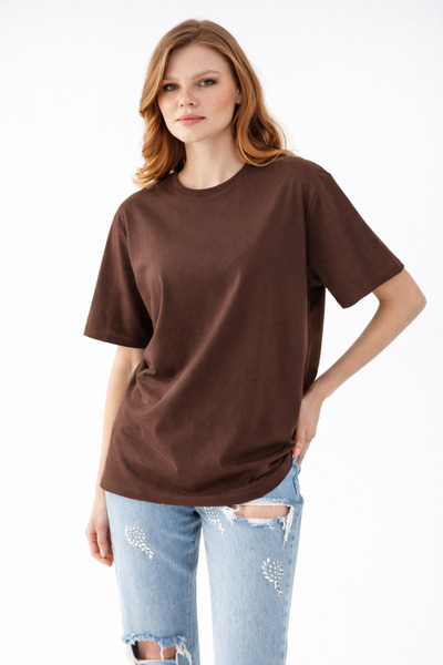 Wega Moda Μπλουζάκι unisex, κοντομάνικο oversize μπλουζάκι, βαμβακερό μαύρο μ...