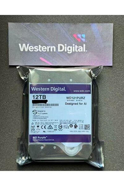 WESTERN DIGITAL قرص صلب بنفسجي اللون سعة 12 تيرابايت بتقنية SATA III