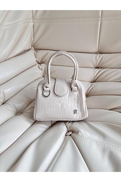 minebag Mini Clutch Tokyo ženska torba za ruke i preko ramena, krem boja