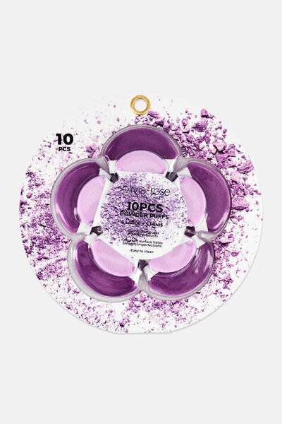 Olivia Rose مجموعة من 10 قطع من فرشات البودرة المثلثة، متعددة الألوان