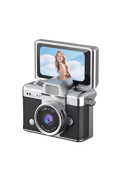 YECO 48 MP Mini Dijital Kamera, Dönen Ekranlı Selfie Vlog Kamera, 1080P Video...