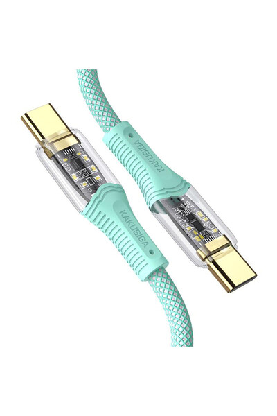 KAKU Kakusiga KSC-809 USB-C 60W QC3.0 Data and Charging Cable, Embroidered, 1...