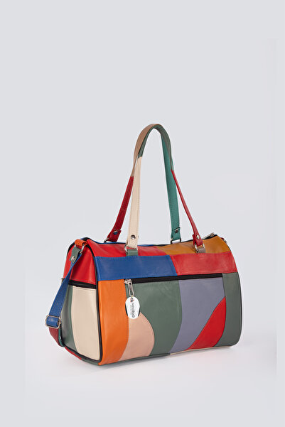 westbag Genuine Leather Luxury Multi-Color Crossbody Messenger Bag with Shoul...