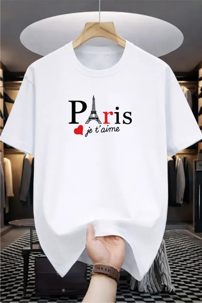 Pink Sky Premium Oversize T-Shirt 100% Βαμβάκι Unisex Άνετη Εφαρμογή Τάση Νέα...