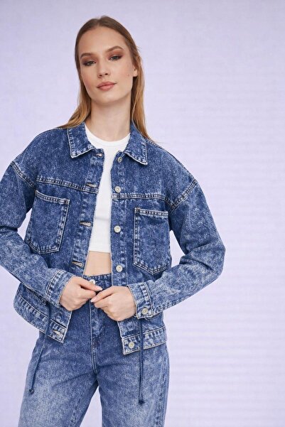 ALEXANDERGARDI SPECIAL COLLECTION DENIM JACKET WITH TIE DETAIL (AG-3006)