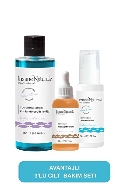 Insane Naturale Peptid, Niacinamide, Hyaluronik Asit & Q10 İçeren Nem ve Onar...