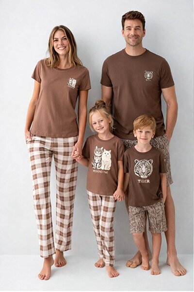 Pimody Family Concept Mother-Daughter Pajama Set (Mother-Daughter Sold Separa...