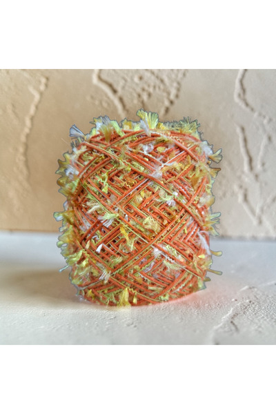 Kırlangıç Cotton & Ebruli Beard Blend Design Hand-Knitted Yarn 180 Gr