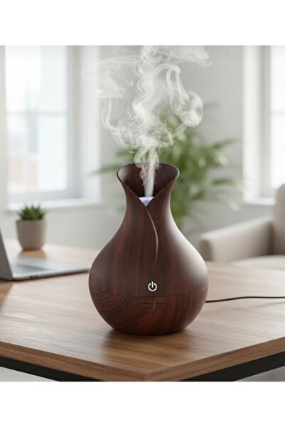 BMHOUSE Sessiz Çalışan Aroma Terapi Difüzörü - 7 Renk LED Işıklı Nemlendirici