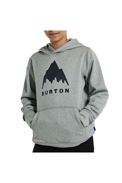 BURTON OAK Παιδικό Φούτερ Γκρι Μελανζέ 10 ετών