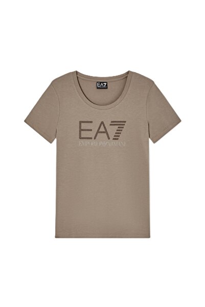 EA7 Tricou TRAIN LOGO SERIES TEE W SS RN FANCY STRASS