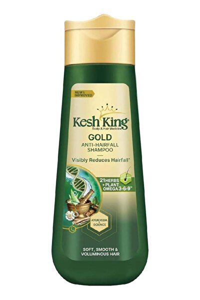 kesh king شامبو سكالب آند هير ميديسين جولد المضاد لتساقط الشعر 340 مل