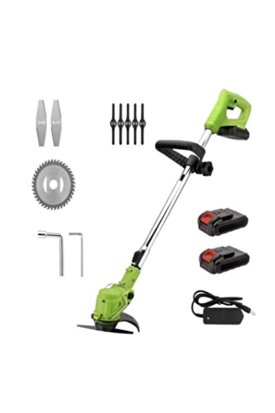 Att Ηλεκτρικό χλοοκοπτικό με 12 αξεσουάρ, 24V, Πράσινο