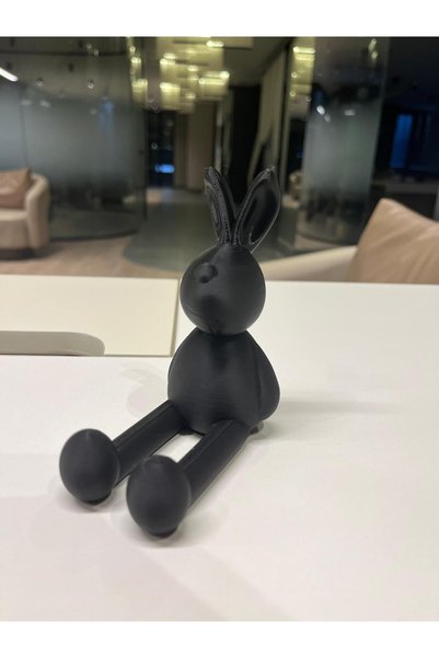 Lucylund Phone Holder Rabbit Design Desktop Phone Stand, Phone Grip for Women
