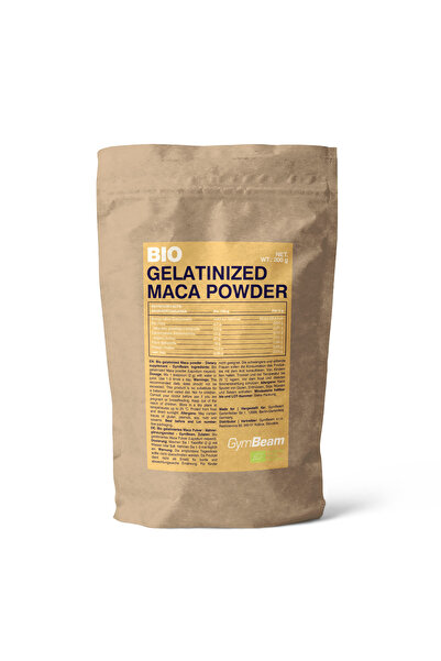 GymBeam Pudră de Maca Gelatinozată BIO, 200 g