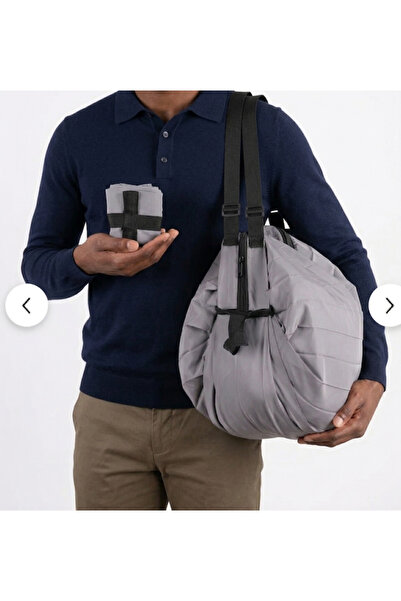 BROCARD Geantă pliabilă tip acordeon - Rucsac și geantă de umăr 2 în 1 cu șnu...