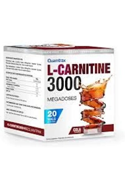 Quamtrax إل-كارنيتين 3000 - 20 جرعة (نكهة الكولا)