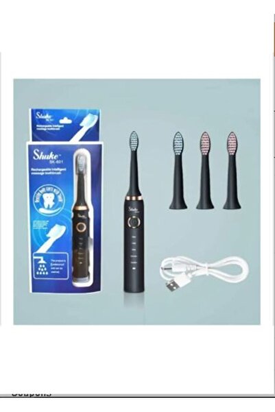 SimpluAcasa Shuke SK-601 Sonic Electric Toothbrush (Black Edition)
