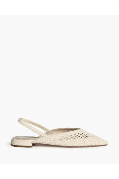 Corina BRAIDED FLATS IN BEIGE