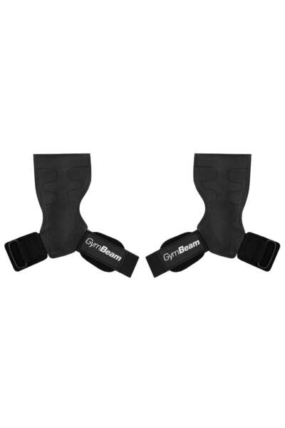 GymBeam Mânere de ridicare Hyper Black S