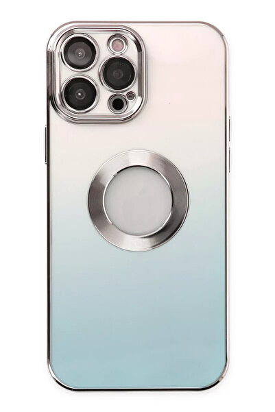 Beta Moda Hub حافظة Newface لهاتف iPhone 13 Pro Max من السيليكون - تركواز