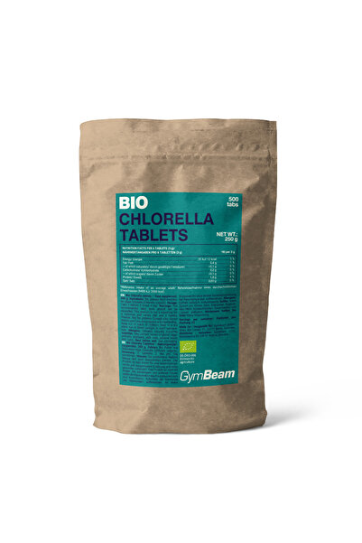 GymBeam BIO Chlorella, 500 comprimate, fără aromă
