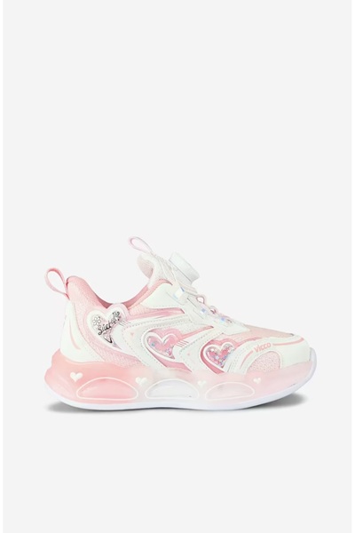 Vicco Benetti Girls' Pink Lighted Sports Shoes