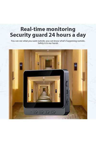 Generic Smart Video Doorbell with 4.3″ Display – Wireless HD Intercom Video M...