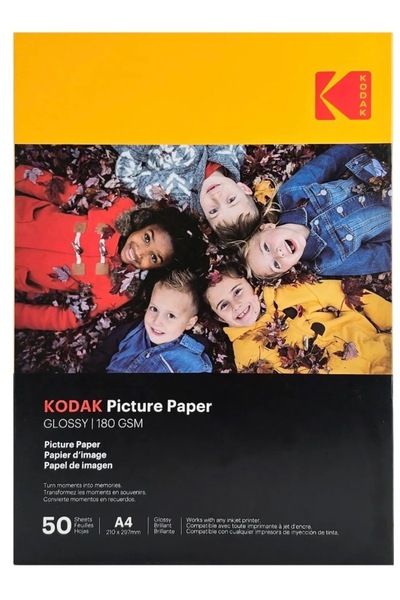 Kodak 180g A4 Glossy Photo Paper Shd 50