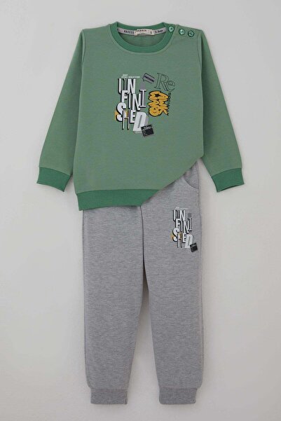 Breeze Σετ αθλητικής φόρμας για αγόρια με στάμπα γραμμάτων, για ηλικίες 2-6 ε...