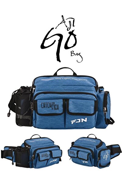 Fujin AjiGo Bel Çantası Indigo - Balıkçı Çantası