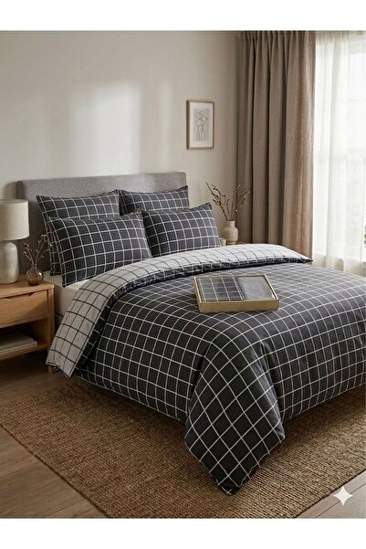 Constanza Exclusive Lunessa Cotton Patterned 200 X 220 cm Double King Size Du...