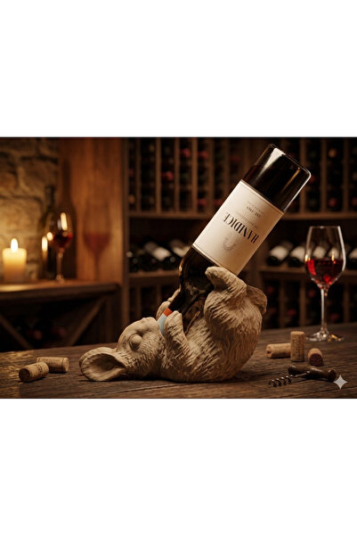 Nova Studio Bunny Vino- Tavşan Figürlü Dekoratif Şarap Standı