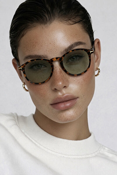 PİYESBOUTİQUE Unisex Women's Men's Uv400 Protected Oval Round Sunglasses with...