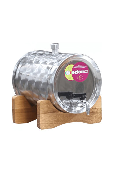 Destilatori Stainless Steel Barrel for Tuica, Palinca, Rachiu 6 Liters