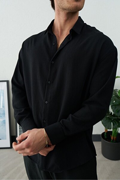 BASEL.CO No-Iron and Anti-Pilling Linen Shirt - Premium Oversize