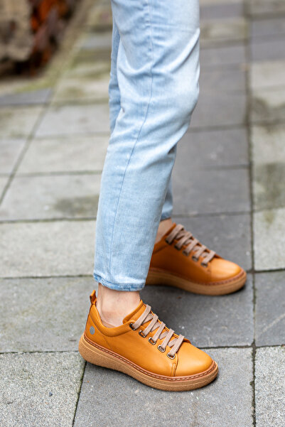 Mammamia 0775 EREN SHOES&BAG Pantofi casual cu șireturi din piele naturală, p...