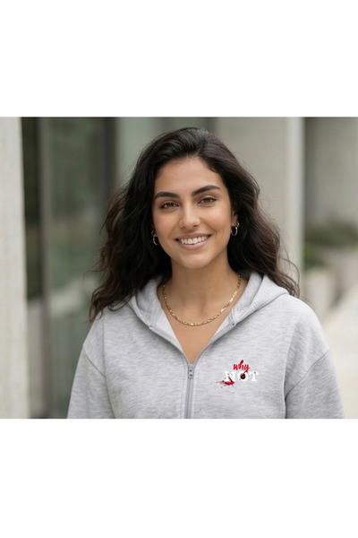 EFFRENATU Livo Hooded Zippered Printed Top & Bottom Set Plus Size